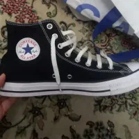 کتونی کانورس ساق‌بلند مشکی اصل