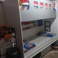 تخت دو طبقه با تخت مهمان|تخت و سرویس خواب|اصفهان, شهرک امام زمان|دیوار
