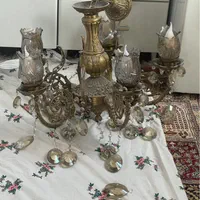 لوستر ۵ شاخه|لوستر و چراغ آویز|قزوین, |دیوار
