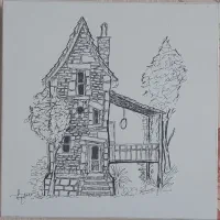 نقاشی روی ام دی اف