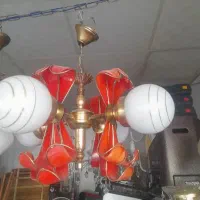 لوستر شیشه ای درحد نو