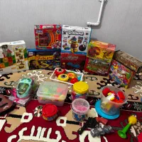 22 تکه اسباب بازی نو و سالم یکجا