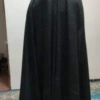 چادر مشکی زیتونی طرحدار