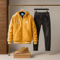 کاپشن مردانه زرد اسپرت|لباس|تهران, فلسطین (میدان انقلاب)|دیوار