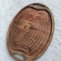 سینی چوبی|ظروف سرو و پذیرایی|شیراز, کرونی(خاتونک)|دیوار