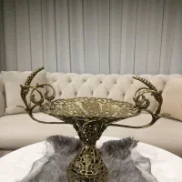 میوه خوری و شیرینی خوری برنجی|صنایع دستی و سایر لوازم تزئینی|سهند, |دیوار