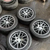 رینگ اسپورت شاخ گوزنی سایز ۱۶ ووسن با لاستیک|قطعات یدکی و لوازم جانبی|تبریز, |دیوار