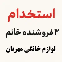 استخدام ۳ فروشنده خانم لوازم خانگی مهربان