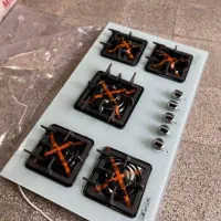 اجاق گاز کدGW303 سفید مشکی استیل|اجاق گاز و لوازم برقی پخت‌وپز|تهران, امین حضور|دیوار