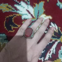 انگشترنقره عقیق یمنی خوش رنگ