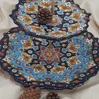 ظروف سفالی و مینا کاری