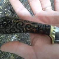 چاقو زنجاد دسته منبت شده