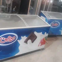 یخچال بستنی صندوقی وایستاده