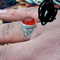 انگشتر عقیق .معاوضه با انگشتر .برا تنوع دسم