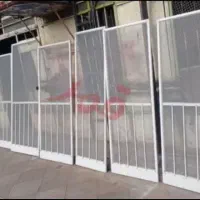 توری درب و پنجره ثابت کشویی پلیسه ریلی