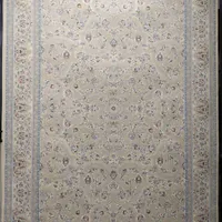 1200شانه حاشیه دودی زمینه کرم وحاشیه کرم گل ب