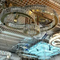 لوستر الماس.کهکشانی سقفی مرسده۵۸۲۵۳.AC light|لوستر و چراغ آویز|تهران, سنگلج (شاپور)|دیوار