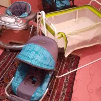 ست کالسکه کریر گهواره روروئک