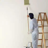 نقاشی ساختمان پلاستیک اکریلیک روغنی