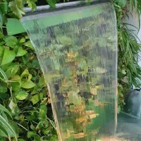 آبنما نازل دیواری شوتر پرده ای ثقلی بارانی