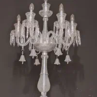 آباژور باکارات کنارسالنی کریستالی زنگوله دار|چراغ خواب و آباژور|تهران, بهارستان|دیوار