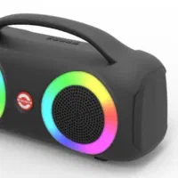 اسپیکر بوم باکس ( میکروفون بی سیم) نور RGB