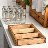 جاادویه مکارتی 12تایی با استند چوبی و لیبل|ظروف پختوپز|فسا, |دیوار