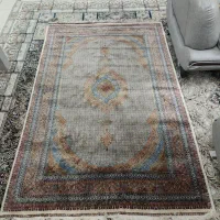 دو عدد فرش ماشینی الیاف طبیعی