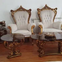 مبل سلطنتی 7 نفره، به همراه میز عسلی|مبلمان خانگی و میز عسلی|لاهیجان, لیل|دیوار