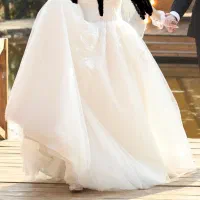 لباس عروس کاملا اروپایی با پارچه ی ترک|لباس|قم, میرزائیه|دیوار