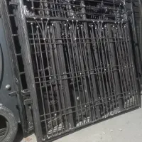 درب سنگین آهن آهنی حیاط حیاطی خانه