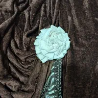 والان پرده مخمل قهوه ای