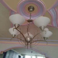 دو شاخه لوستر|لوستر و چراغ آویز|بجنورد, |دیوار