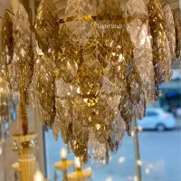 طراحی وتولید لوستر کریستالی / پارس آباد|لوستر و چراغ آویز|پارسآباد, |دیوار