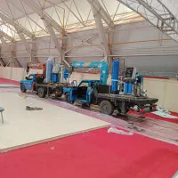 جرثقیل خاور 3تن نیسان 2تن کفی دار شبانه روزی|خدمات حمل و نقل|شیراز, قالیشویی|دیوار