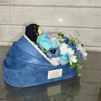 باکس گل برای هدیه به بچه پسر تازه تولد شده|گل مصنوعی|نجفآباد, امیرآباد|دیوار