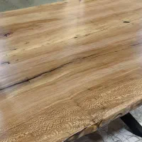 روستیک هشت نفره چوب چنار و رزین میز نهارخوری|میز و صندلی غذاخوری|تهران, شهرک شریفی|دیوار