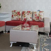 یکدست راحتی دوخت تهران با صندلی گردان|مبلمان خانگی و میز عسلی|کرمانشاه, |دیوار