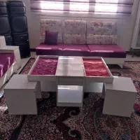 مبل دوبلکس ال توافقی|مبلمان خانگی و میز عسلی|پرند, فاز ۶|دیوار