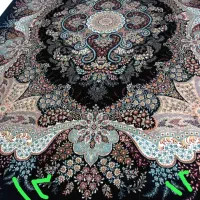 فرش سرمه ای ۱۲ و۶ متری نو درحدنو|فرش|کنگاور, |دیوار