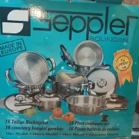 فروش سرویس ۱۶ پارچه قابلمه استیل اصل آلمان