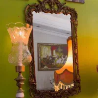 آینه کنسولی تمام برنز آنتیک