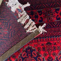 فرش دستبافت تمام کرک مرینوس چله نخ|فرش|تهران, قزل قلعه|دیوار