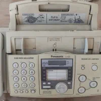 یک دستگاه فکس و دو عدد گوشی تلفن پاناسونیک