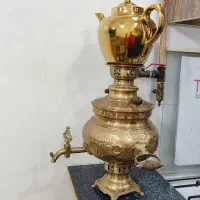 سماور برنج و قوری