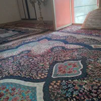دوعددفرش ۹متری در حد نو رنگ سرمه ی ۷۵۰شانه|فرش|نهاوند, |دیوار