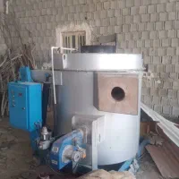 کوره ذوب آلومینیوم ۲۰۰ کیلوگرمی ، گازی و برقی