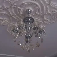 دو عدد لوستر برنز و کتیبه درحد نو