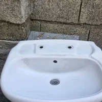 روشویی سرامیکی با پایه|لوازم سرویس بهداشتی|تنکابن, |دیوار