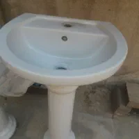 روشویی چینی سفید جنس قدیم|لوازم سرویس بهداشتی|تهران, زرکش|دیوار